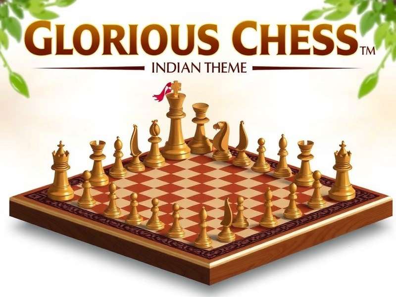 Glorious Chess Main Game Board Glorious Chess Game Board with Indian Theme